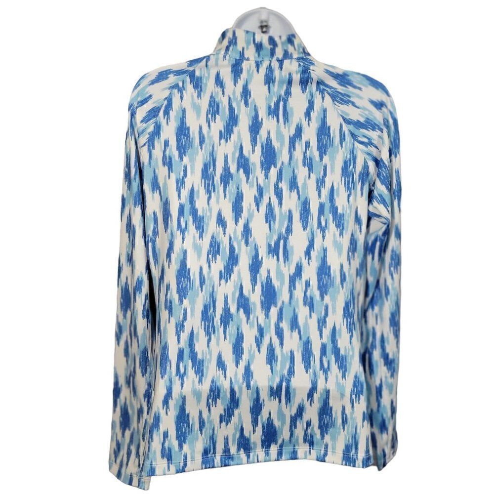 Lady Hagen Golf Pullover 1/4 Zip Long Sleeve Shirt Womens Size Small UPF 50 Blue - Picture 4 of 15